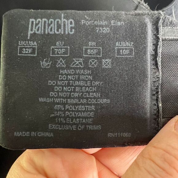 Panache Porcelain Elan Strapless T-Shirt Bra 7320 32F - Picture 9 of 9